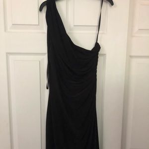 Black Lauren by Ralph Lauren ruched dress